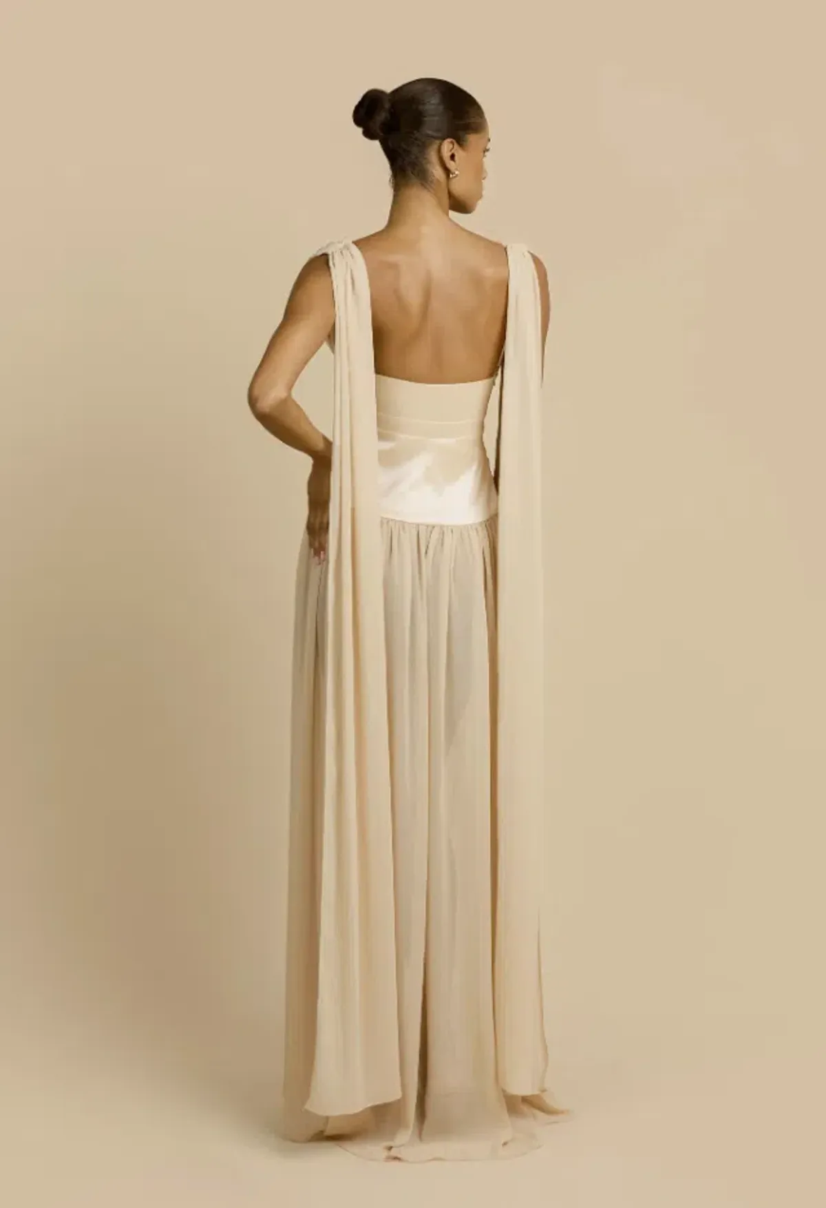 Arcina Ori RAMONA DRESS CHAMPAGNE Size M - Image 3