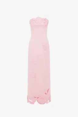 Leo Lin Rayna Appliqué Bustier  Maxi Dress Size 12 for rent on The Volte - image 5
