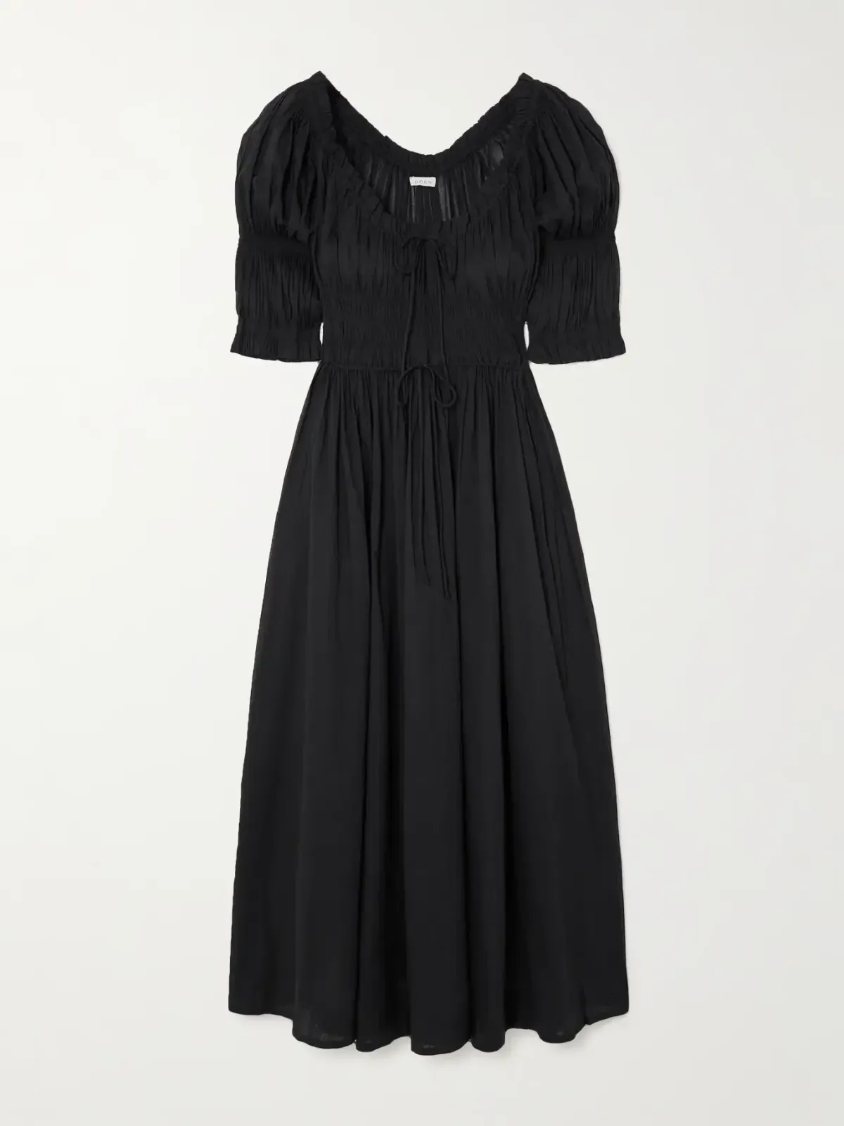 Doen Ishia midi dress in black | size medium / AU 10 - Image 3