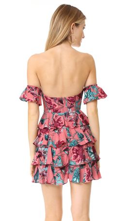 For Love and Lemons Flamenco Floral Mini Dress size 6 XS  for rent on The Volte - image 2