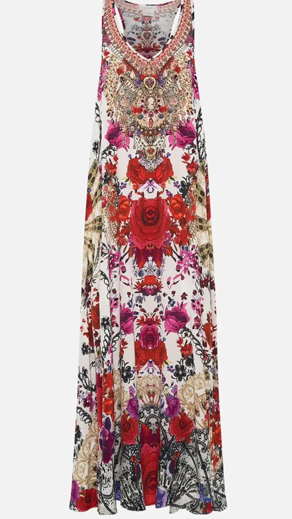 Camilla Reign of roses v neck racerback dress s.XXL - Image 6