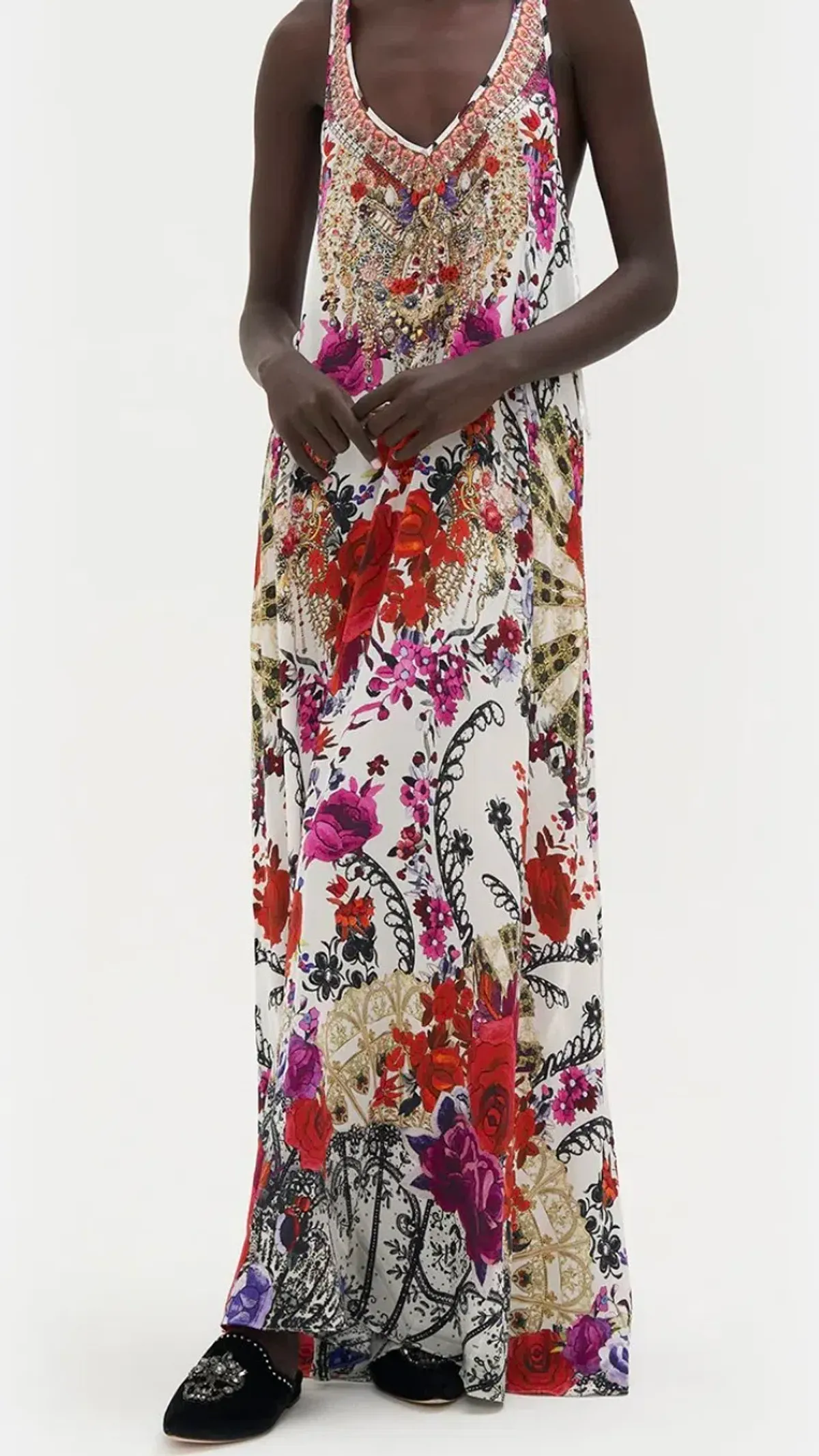 Camilla Reign of roses v neck racerback dress s.XXL - Image 8