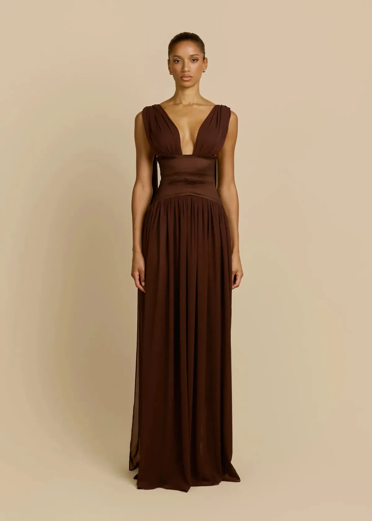 ARCINA ORI RAMONA DRESS CACAO SIZE M (10 AU) - Image 1