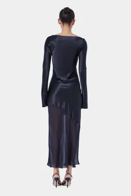Ginia, Asym Splice LS Dress, Size M for rent on The Volte - image 6