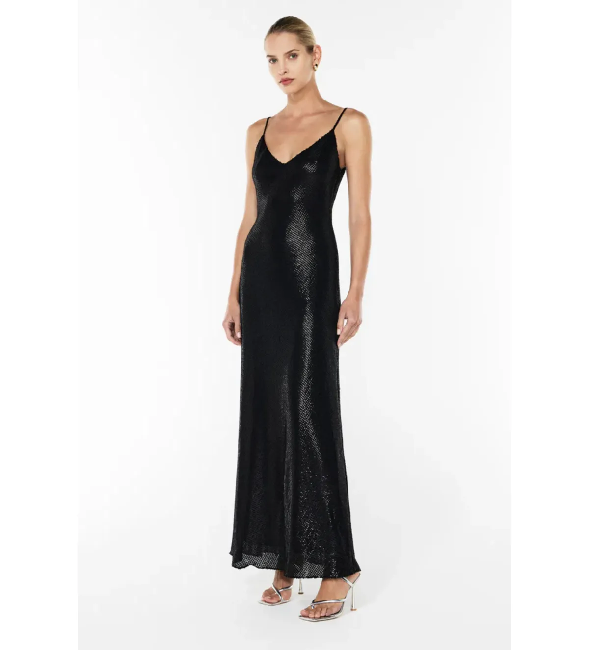 Manning Cartell High Voltage Slip Maxi Dress Black Size 8 - Image 2