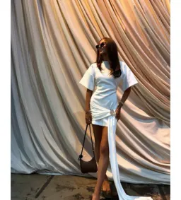 Eliya the Label Maxine Mini Dress White Size 10 for rent on The Volte - image 2
