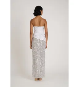 Eliya The Label Gia Gown in Silver Size AU8 for rent on The Volte - image 3