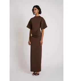 Eliya the Label Aldo Maxi Dress Chocolate Size 8 for rent on The Volte - image 9