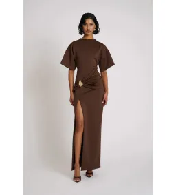 Eliya the Label Aldo Maxi Dress Chocolate Size 8 for rent on The Volte - image 8