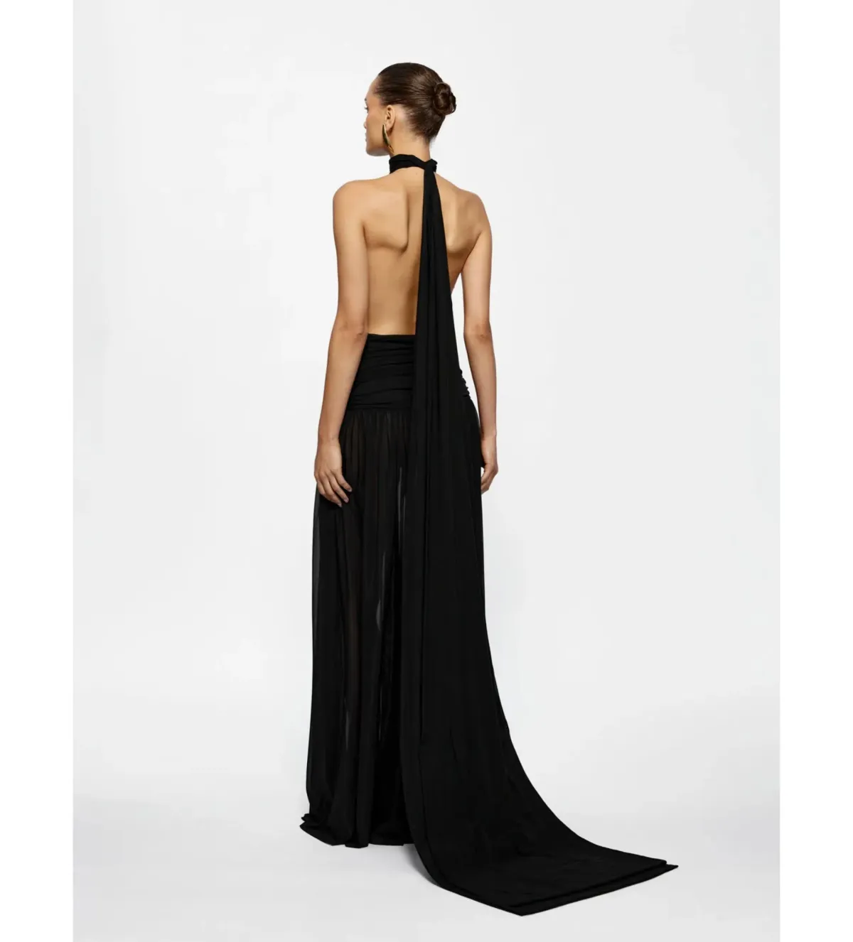Effie Kats Verity Gown in Black Size AU6 - Image 3