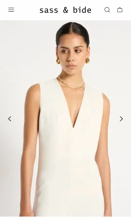 Sass & Bide TWO TO TANGO JUMPSUIT Size AU6 for rent on The Volte - image 3