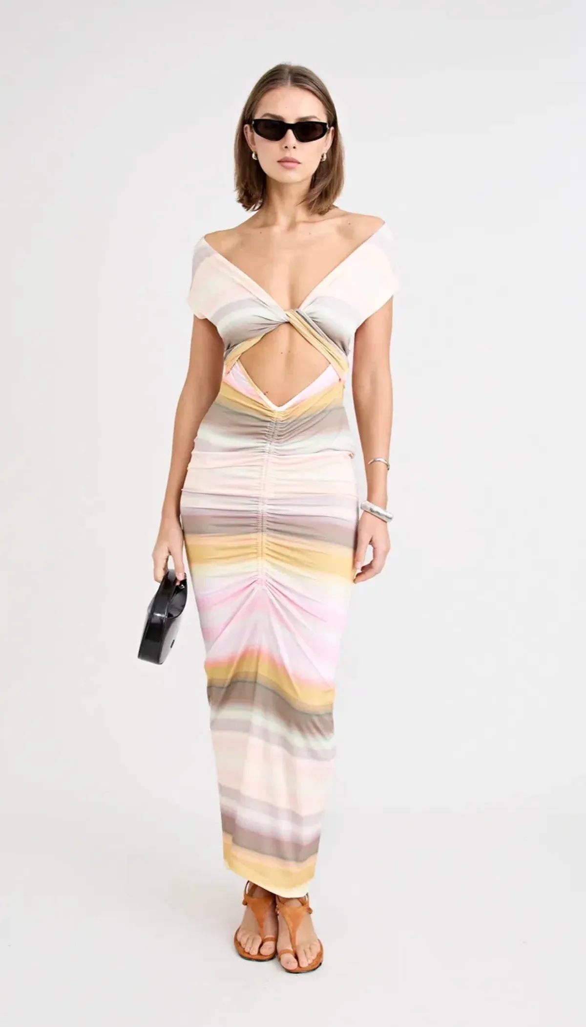 Elara Dress Peach - Pfeiffer - XS - Image 2