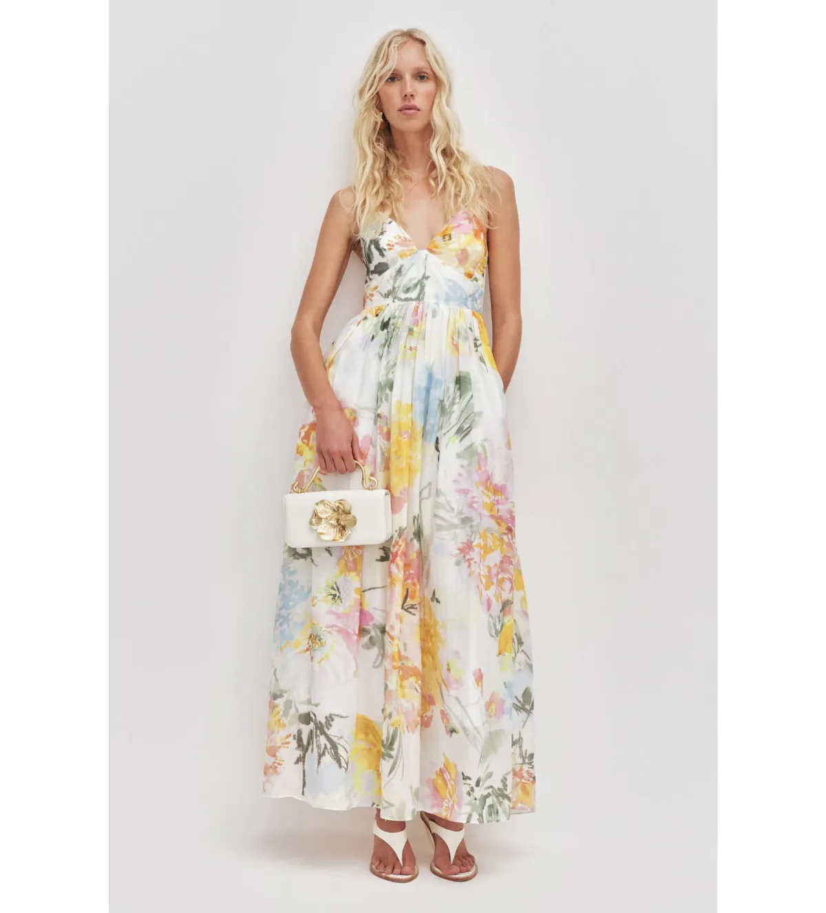 Aje Vacation Maxi Dress Jardin Size AU 12 - Image 1