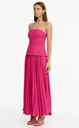 Acler Rockland Midi Dress Pink - 10 for rent on The Volte - image 2