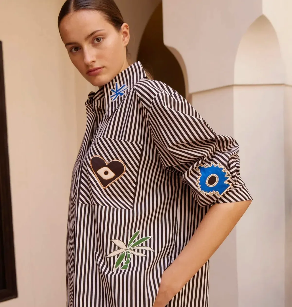 Sirocco Embroidered Shirt & shorts - Image 3