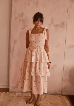 Rooh Collective Castille Midi Dress size 12-14 for rent on The Volte - image 1