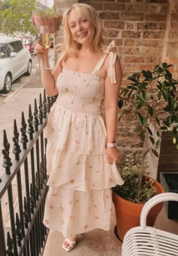 Rooh Collective Castille Midi Dress size 12-14 for rent on The Volte - image 4