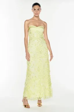 ENCHANTMENT BALCONETTE DRESS | LIMONCELLO - SIZE 8 for rent on The Volte - image 2