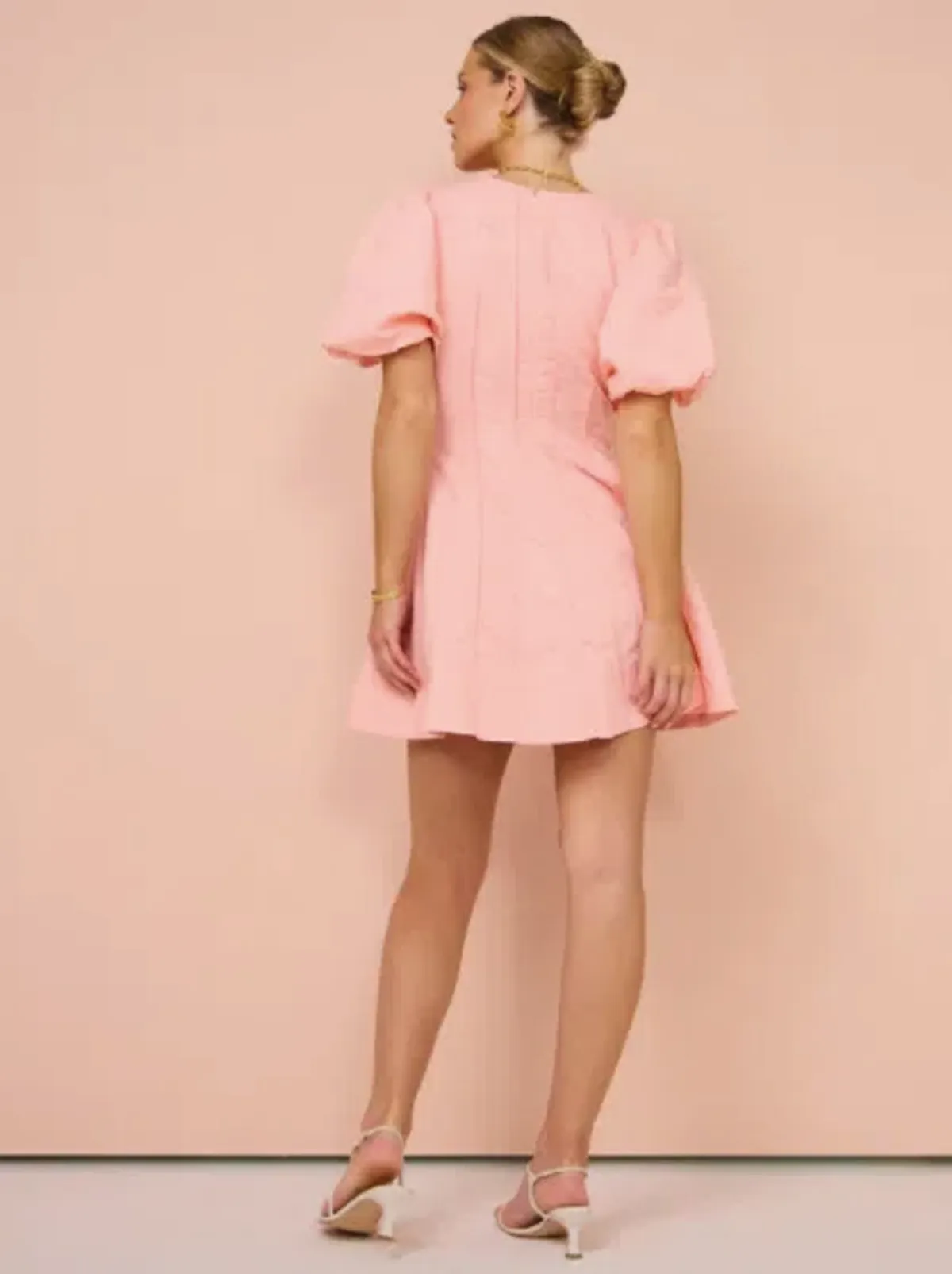 By Nicola Sea Loving S/S Mini Dress In Rockmelon - Image 5