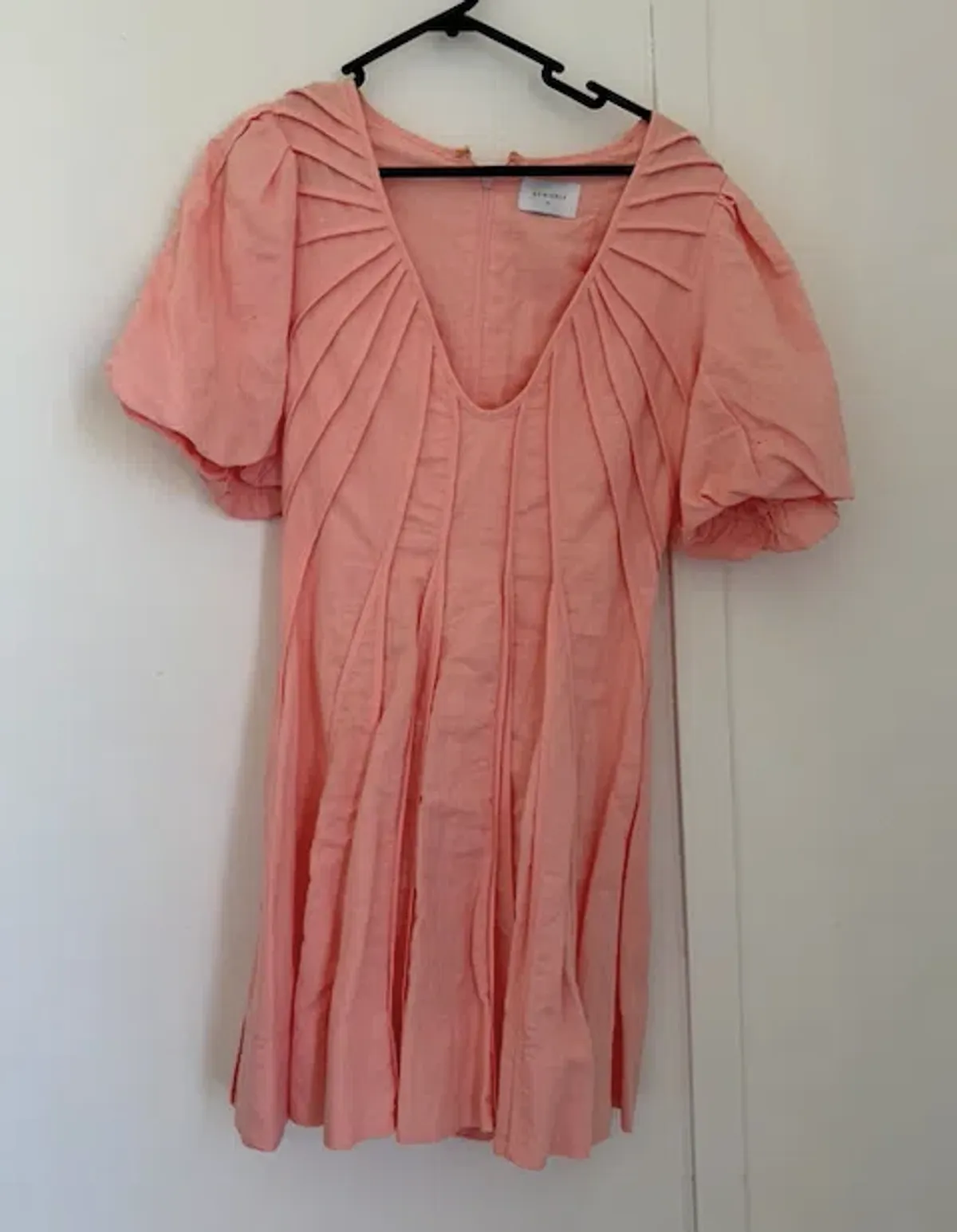 By Nicola Sea Loving S/S Mini Dress In Rockmelon - Image 6