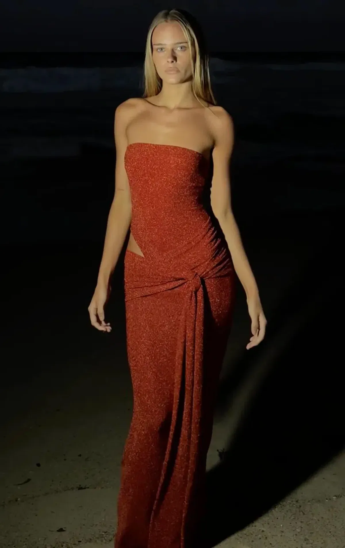 Elaai Monaco Dress Burnt Orange 6 - Image 1