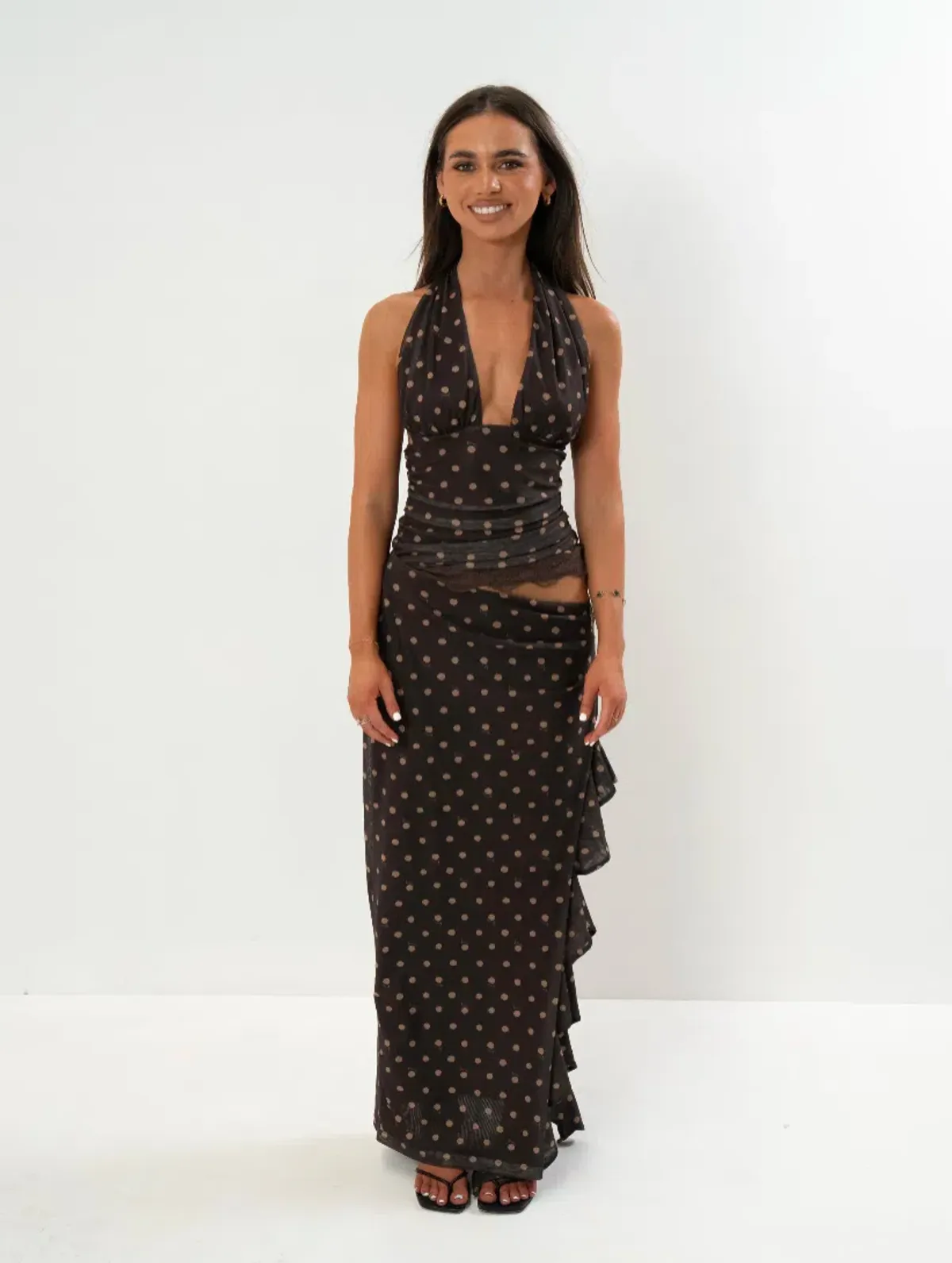 Benni Penelope Maxi Dress Polka Dot 8 - Image 1