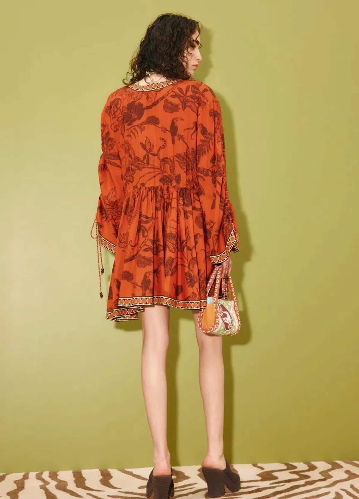 Alémais Monkey Dance Mini Dress Size 16AU - Image 3