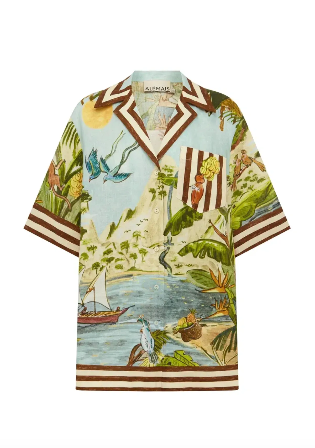 Alémais Toucan Tango Shirt and Short Set Size 16AU - Image 4