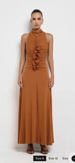 Sheike Orange Lara Dress  for rent on The Volte - image 1