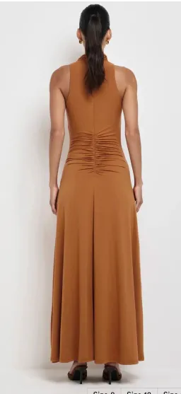 Sheike Orange Lara Dress  for rent on The Volte - image 2
