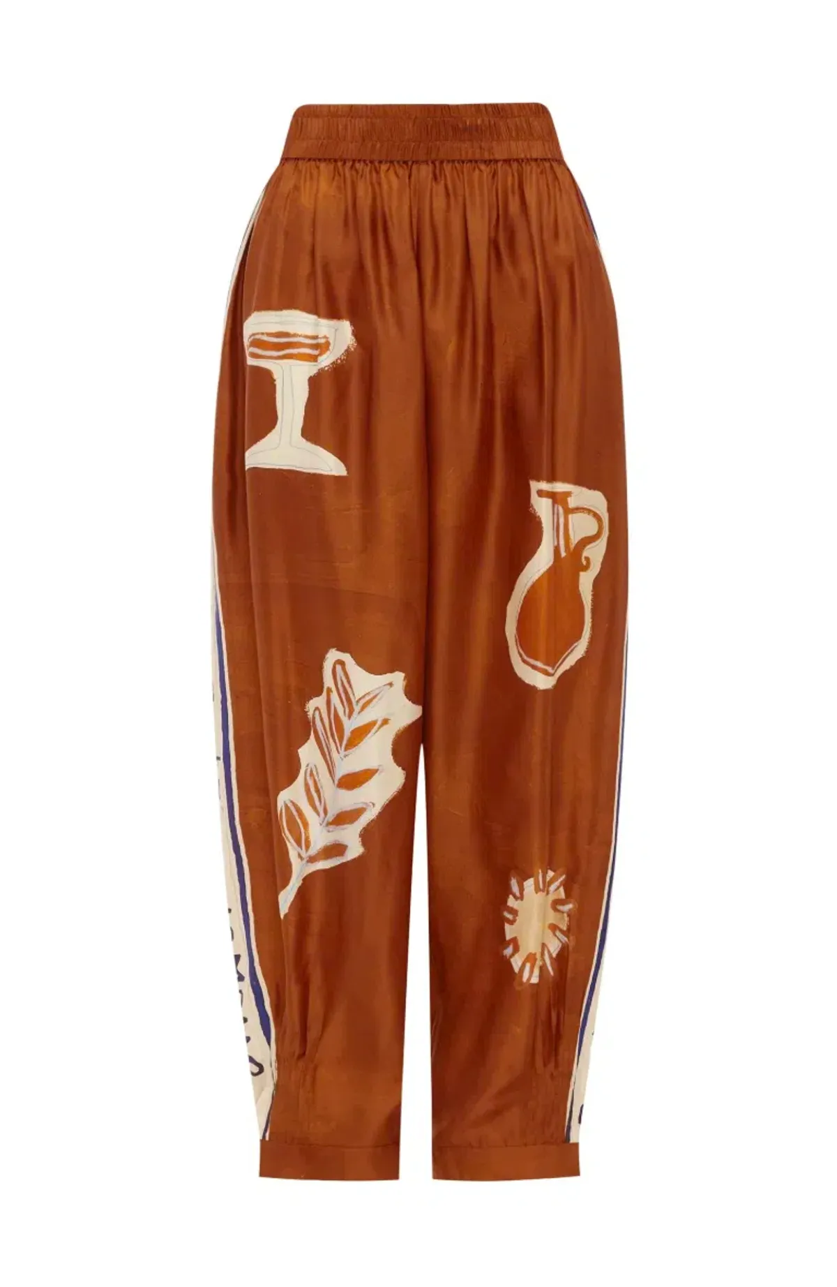 Alémais soleil d'amour tapered silk pant size 14 - Image 8
