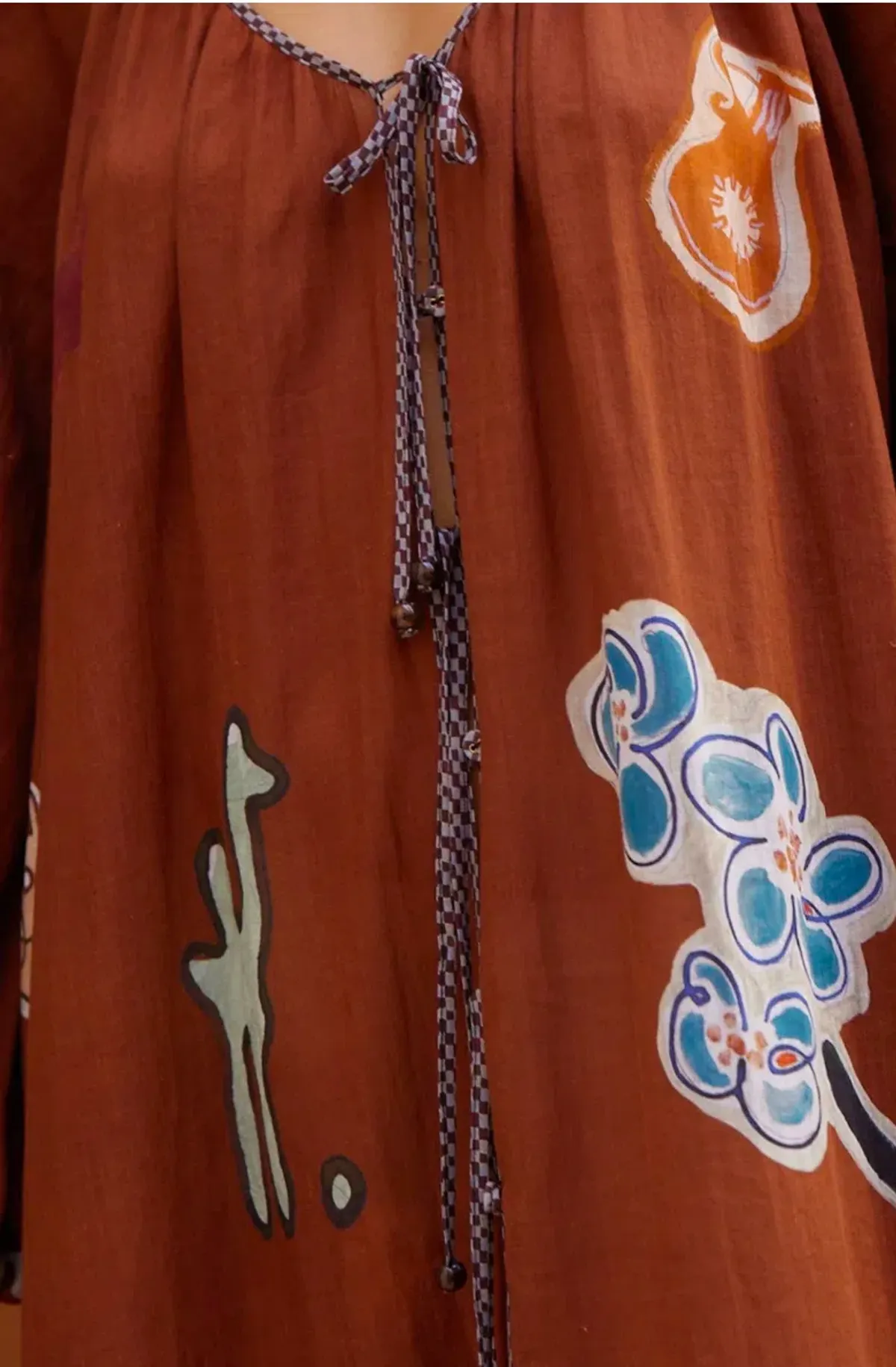 Alémais Laurence Tie Front Shirtdress Size 12AU - Image 5