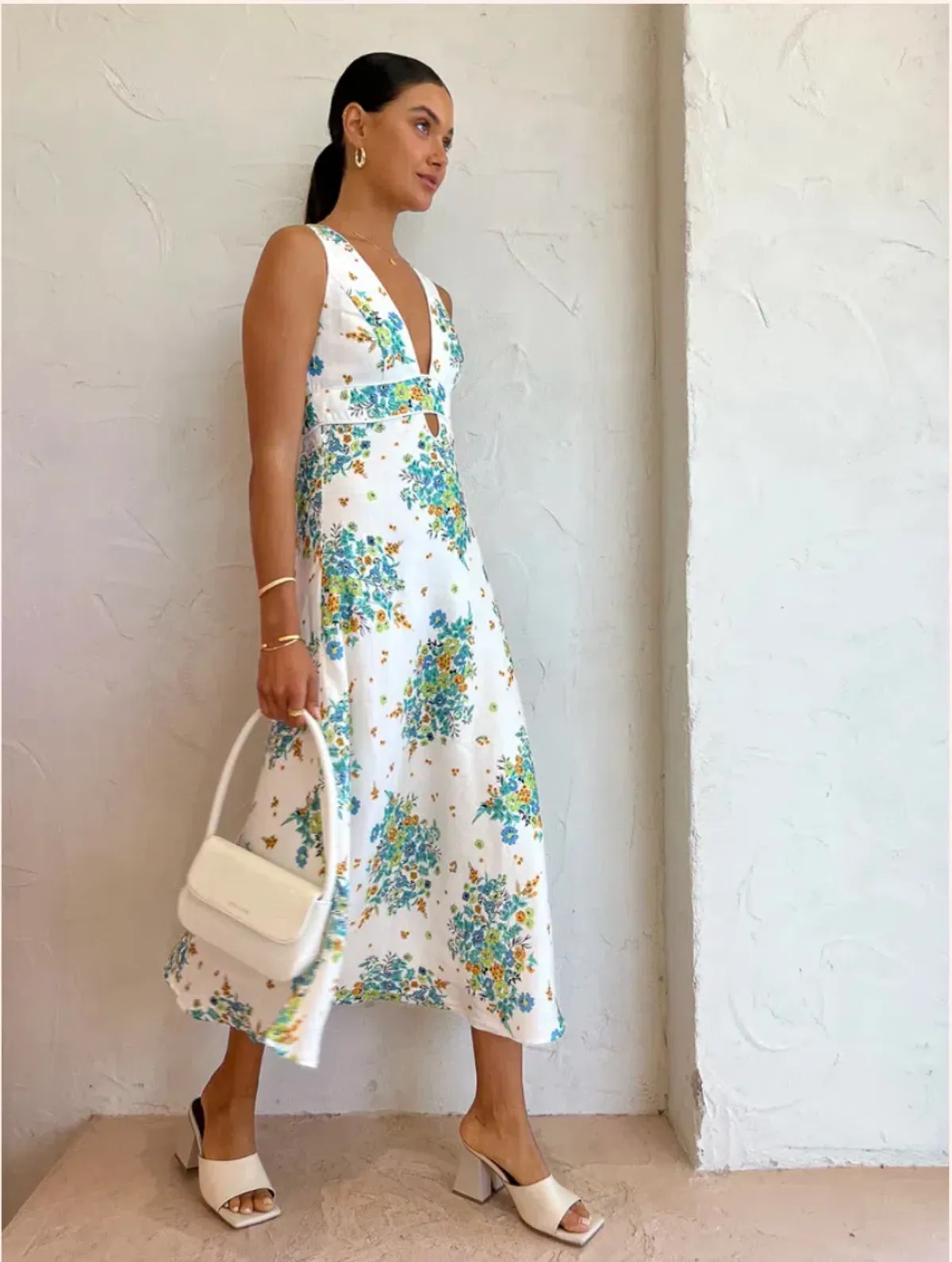 By Johnny - Roma Floral Midi Dress - Size 6  - Image 2