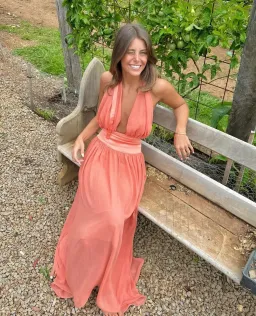 Arcina Ori Serena Maxi Dress in Coral Size Small for rent on The Volte - image 10