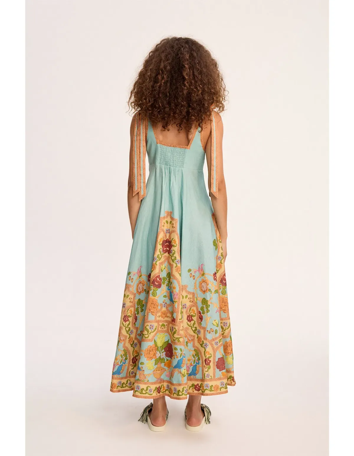 Alemais Mella Ballet Midi Sundress Exclusive in Multi Size 10 - Image 3