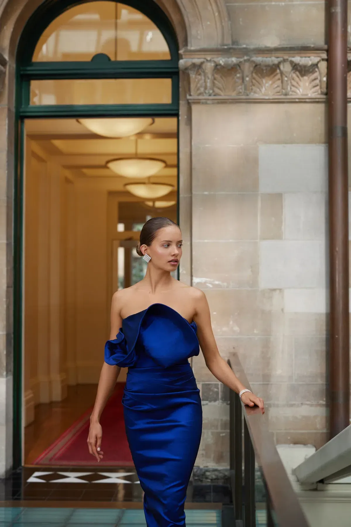Elle Zeitoune Miles Cobalt Dress - Image 2