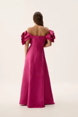 Aje Etta gown magenta size 16 for rent on The Volte - image 4
