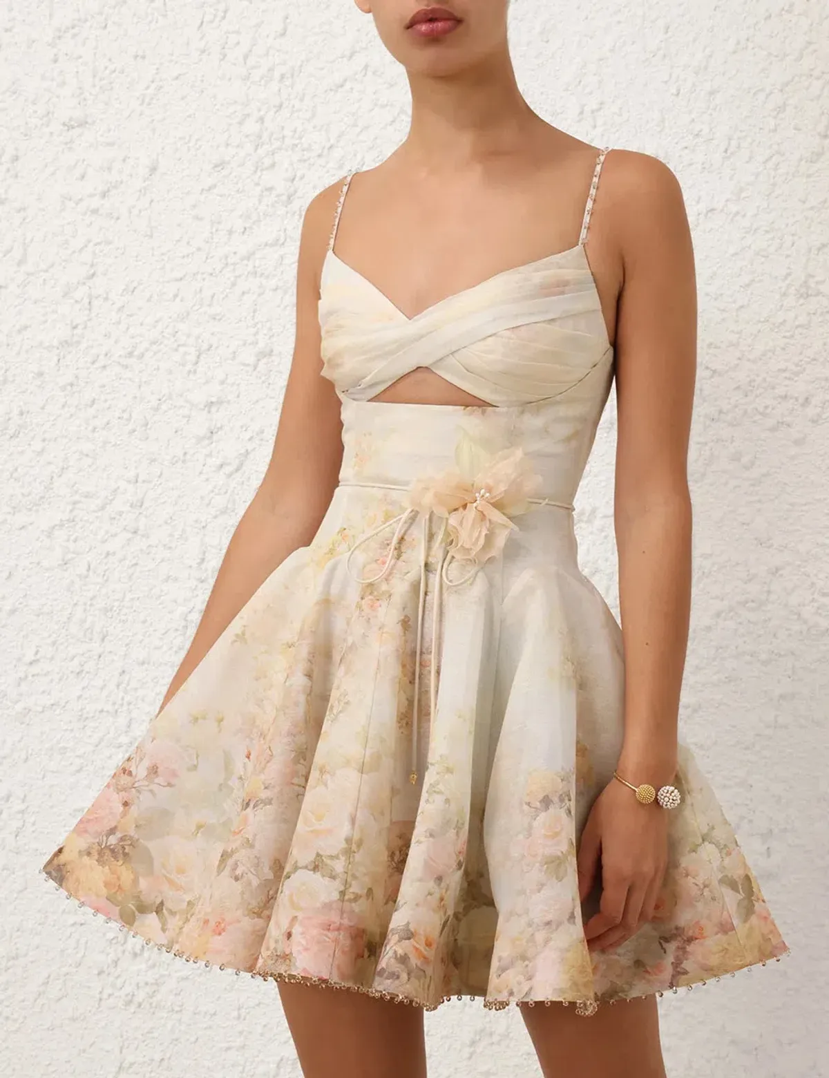 Zimmermann Memento Twist Front Mini Dress Size M/AU 10 - Image 1