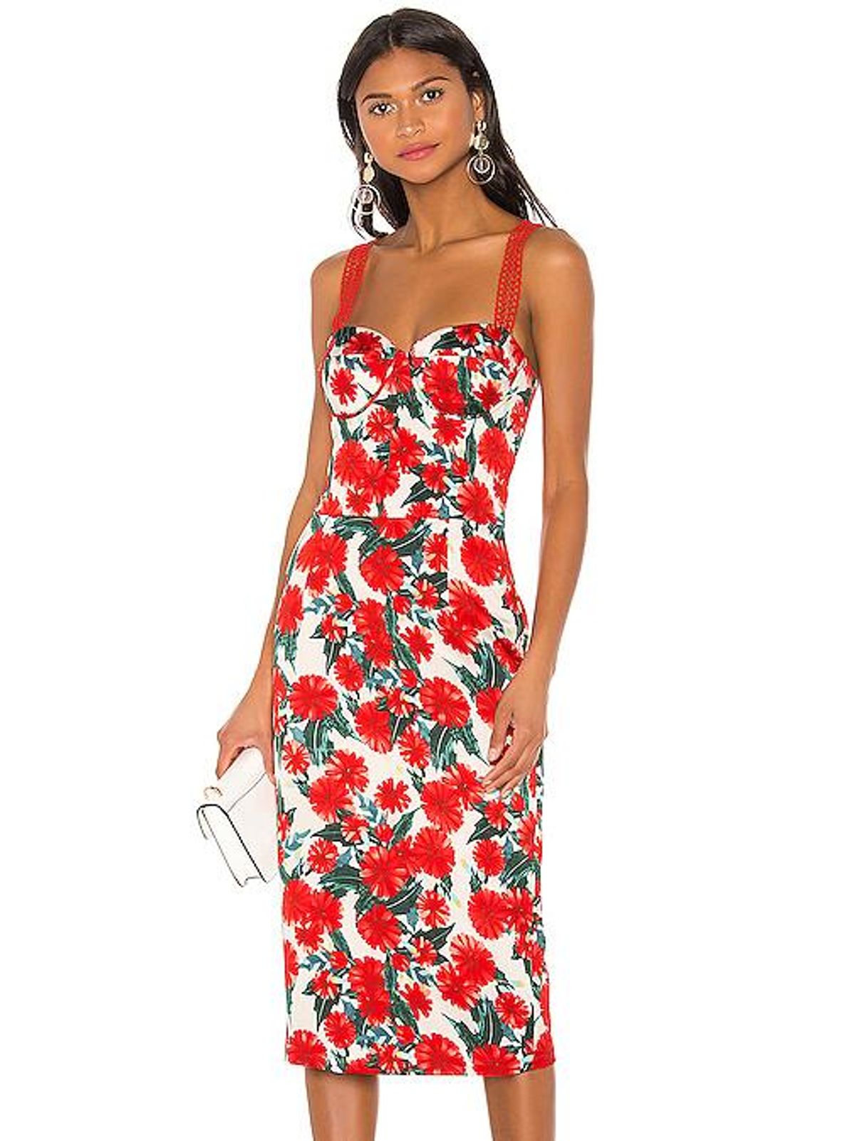 Bronx and Banco Ruby Pencil Dress Red Size 10 - Image 1