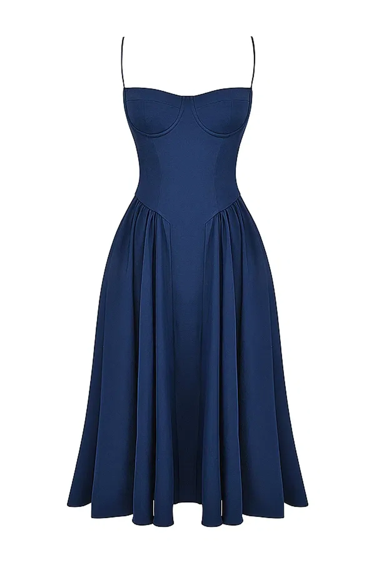House of CB Samaria French Navy Corset Sundress Size S/AU 8 - Image 6