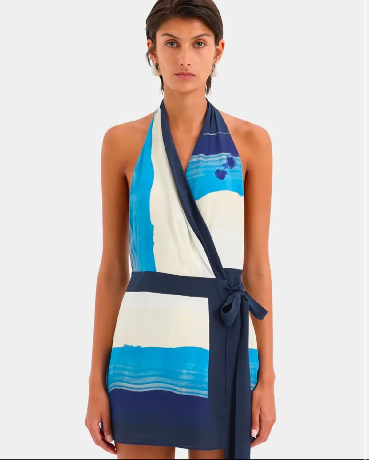Sir the Label Mariner Halter Mini Dress Size 8 - Image 3