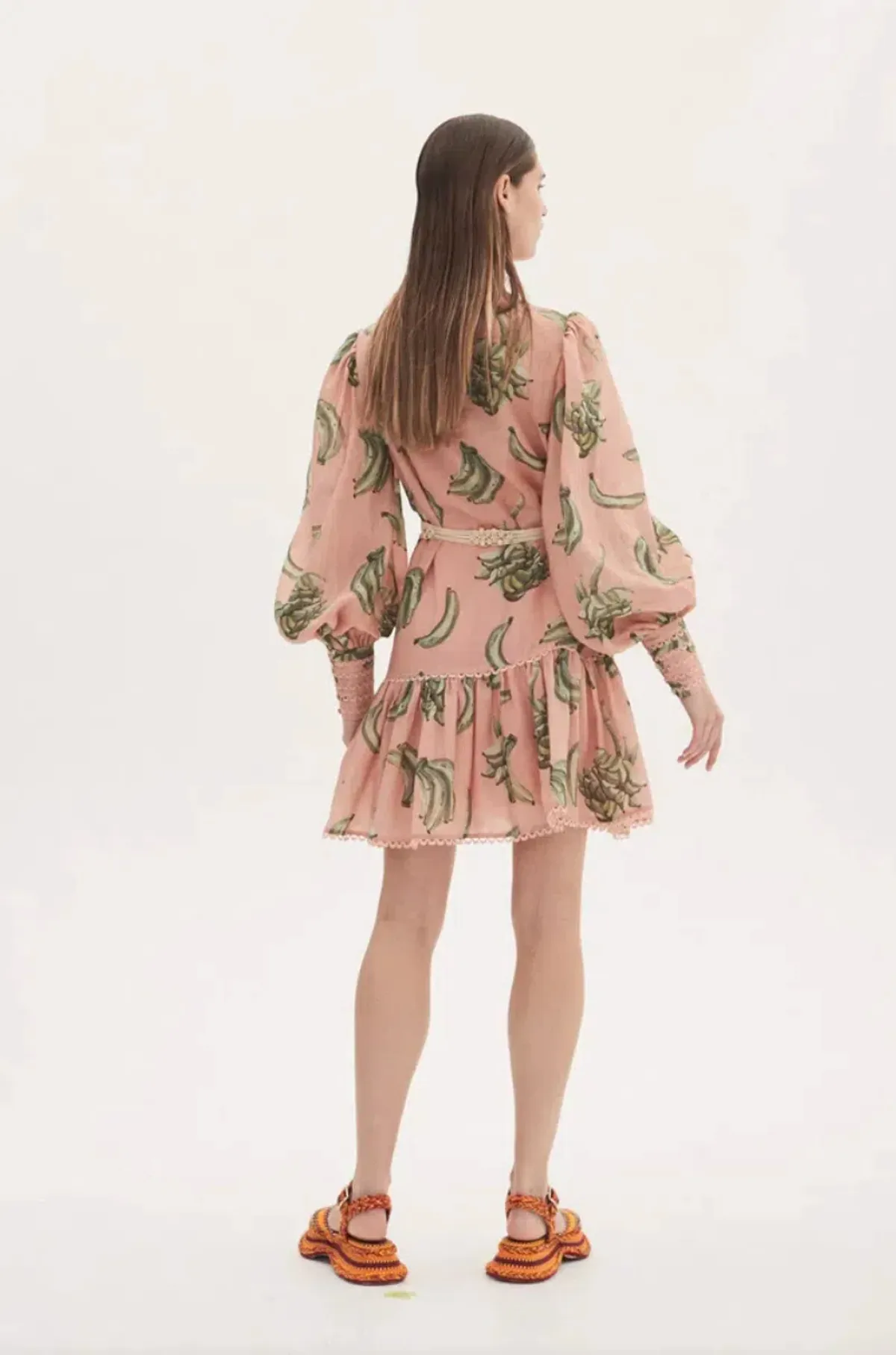 Alemais Bananarama Mini Dress Pink Size 16AU - Image 4