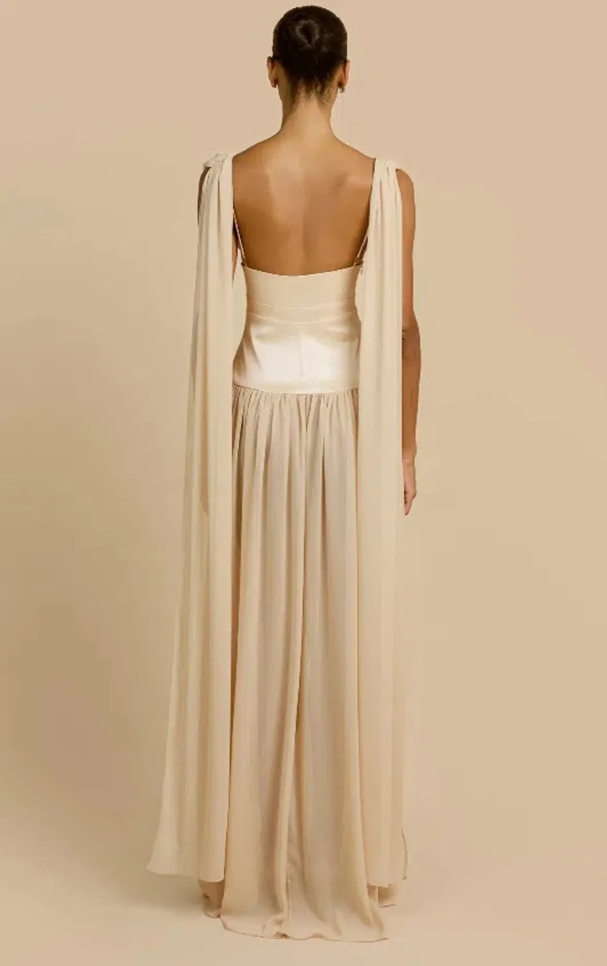 Arcina Ori Ramona Maxi Dress Champagne Size S / AU 8 - Image 3