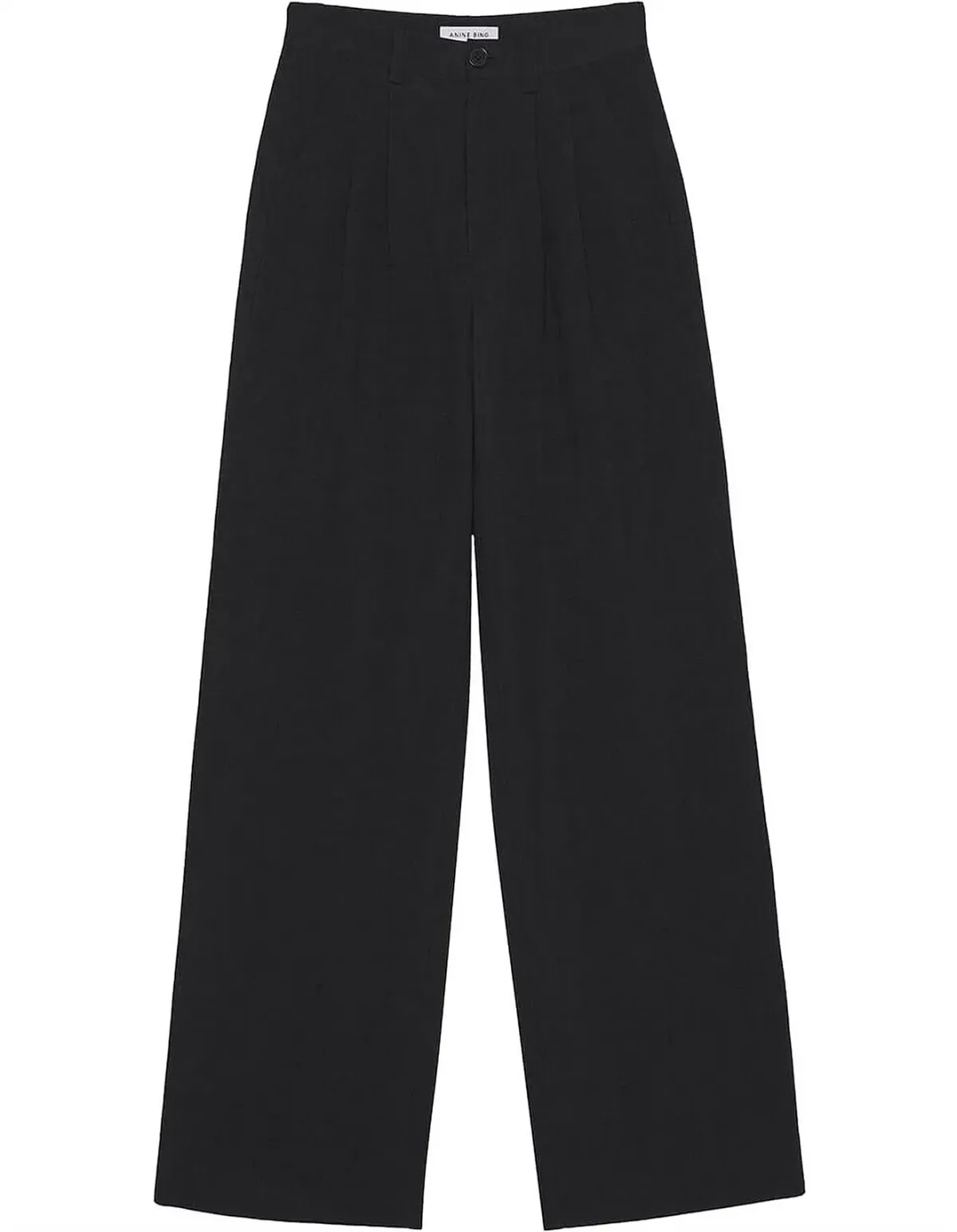Anine Bing Carrie Tailored Pant Black Size 8 - Image 2