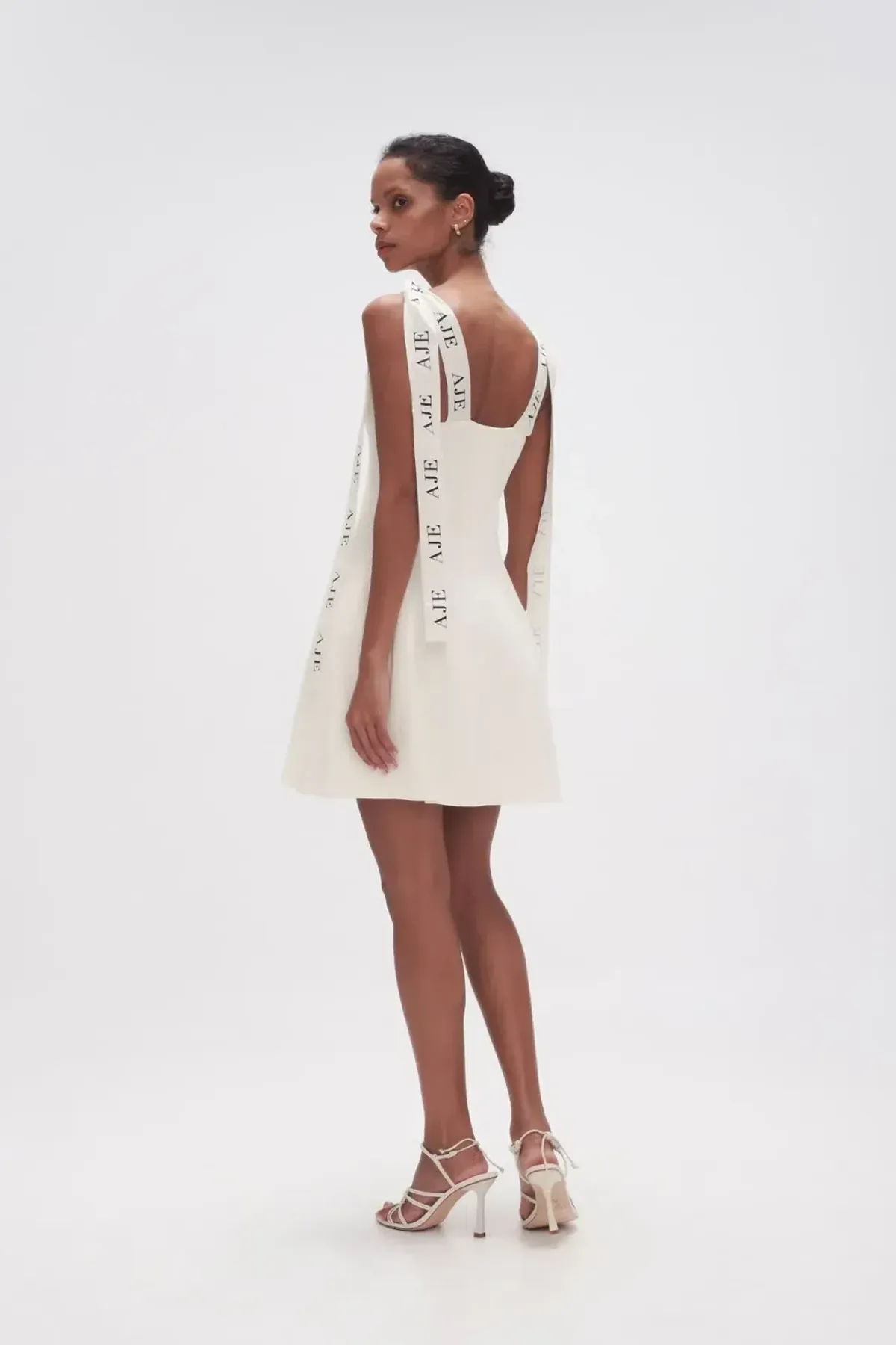 Aje Amber knit dress white sz XL - Image 2