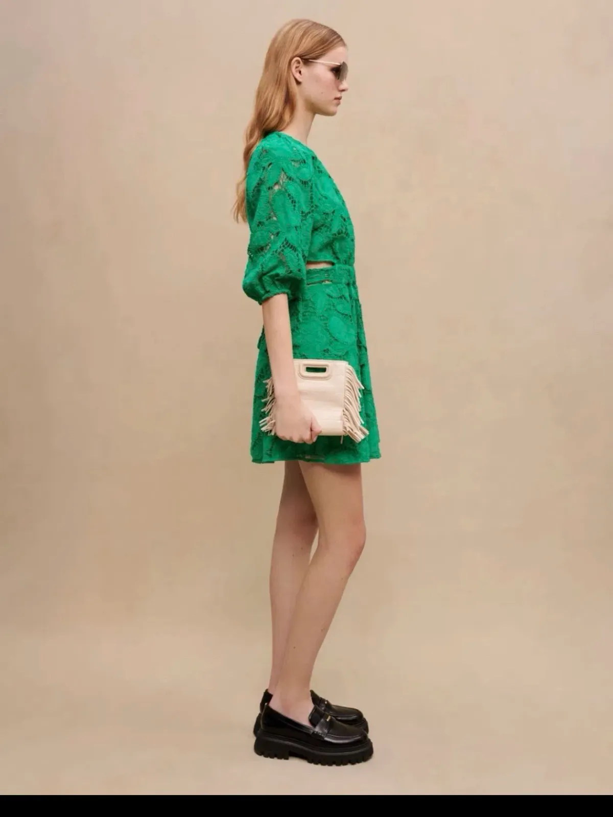 MAJE Rannick Lace Mini Dress - Image 2