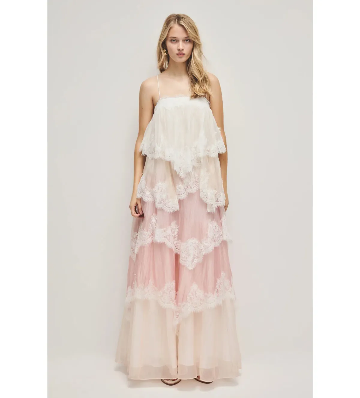 Aje Ophelia Lace Gown in Multi Size AU10 - Image 6