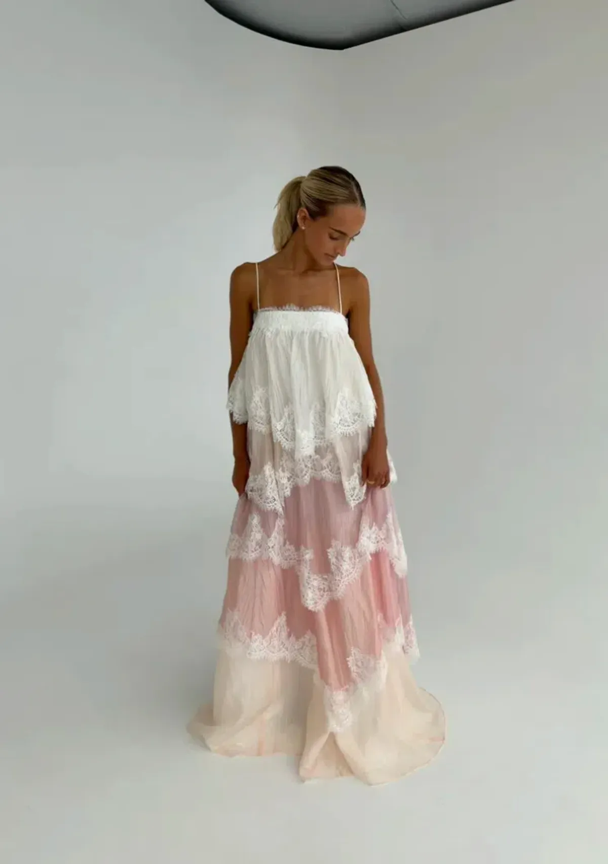 Aje Ophelia Lace Gown in Multi Size AU10 - Image 3