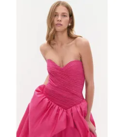 Aje Estelle Gown Cerise Pink Size AU 10 for rent on The Volte - image 4