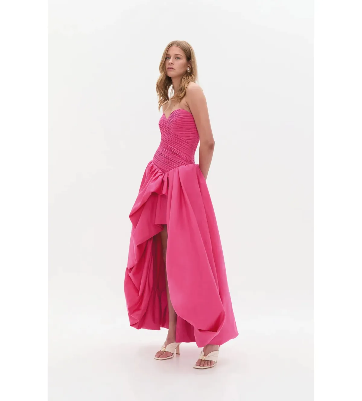 Aje Estelle Gown Cerise Pink Size AU 10 - Image 2